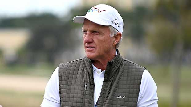 Greg Norman at 2020 QBE Shootout